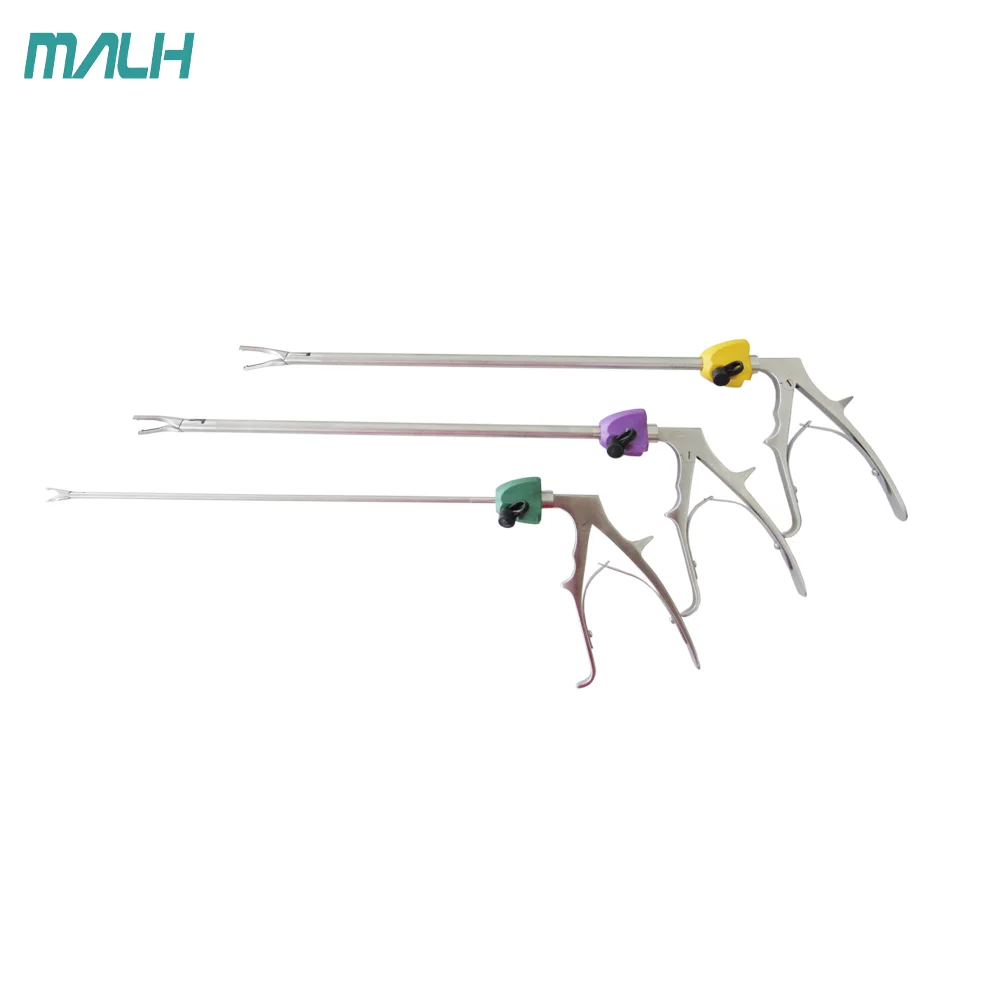 10 мм лапароскопические Аппликаторы и зажимы, Аппликаторы с полимерными зажимами