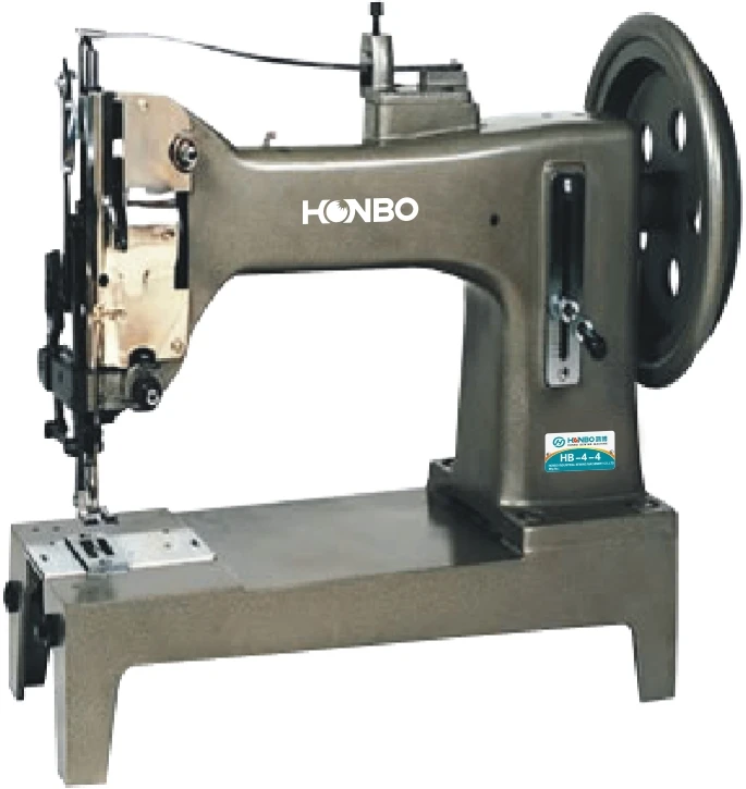 HB-4-4 industrial compound feeding extra thick cloth material flat bed lockstitch sewing machine
