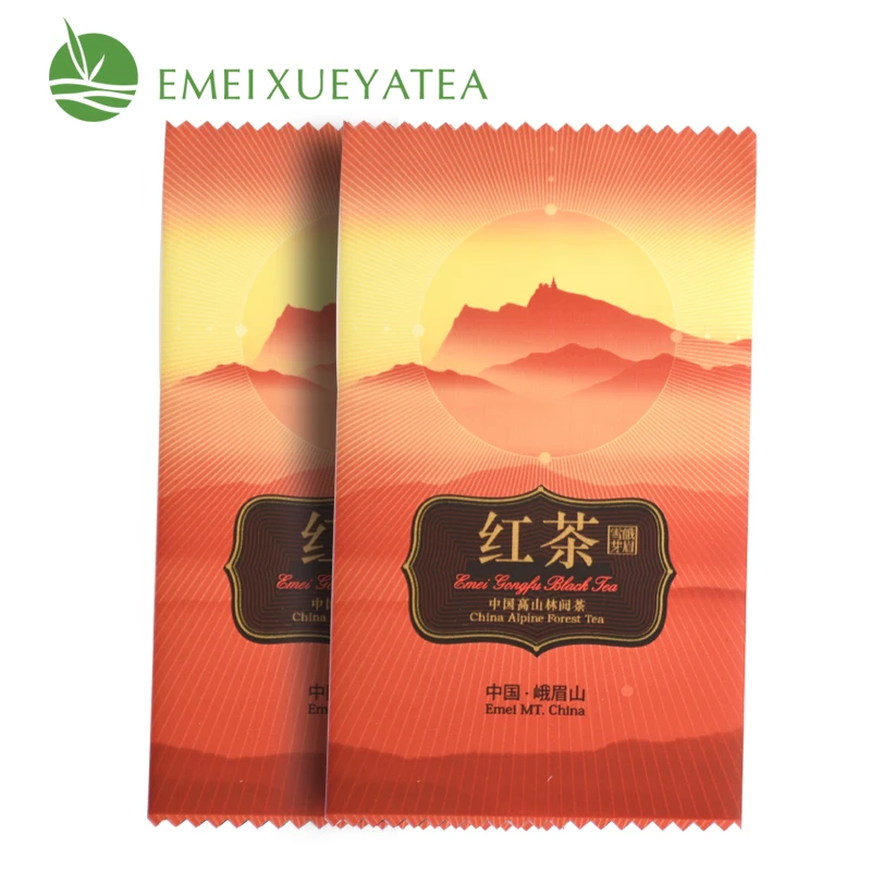 Китайский высококачественный плоский чай для живота, черный чай