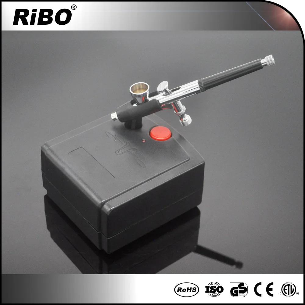 RIBO Airbrush Complete Airbrush Cake Decorating Kit with Airbrush and Portable Compressor