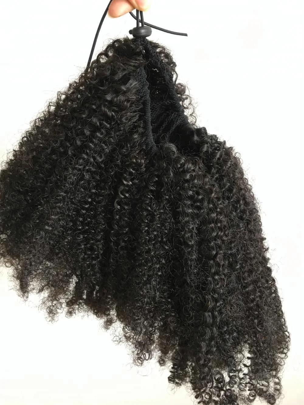 new products 100% virgin hair kinky curly ponytail