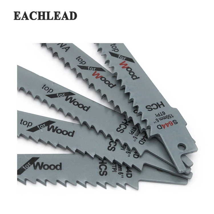 Electric saw fitting reciprocating / Sabre saw blades fast cut wood/plastic pipe item S644D