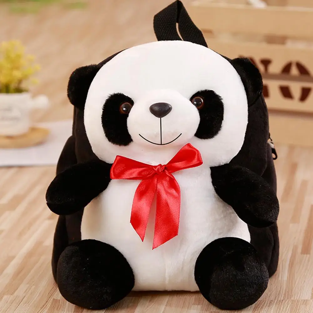 Animal Toy Panda School Bags Backpack For Kids