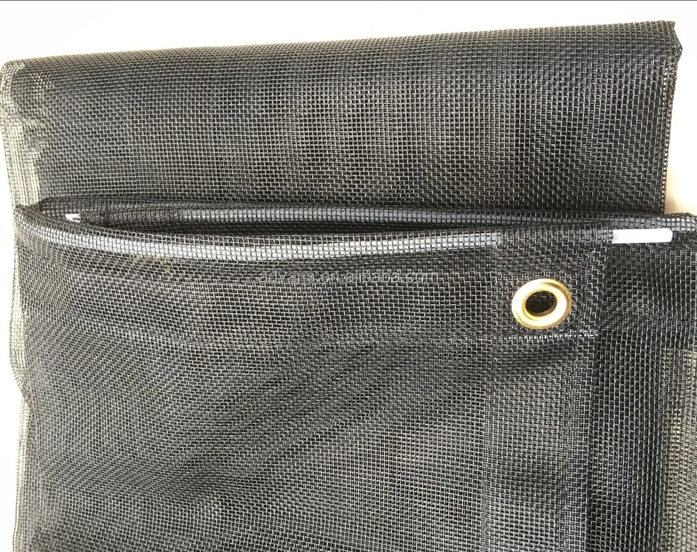 
10 OZ Multi Color Vinyl PVC Coated Polyester Yarn Mesh Tarp 