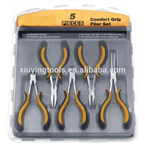 Набор из 4 плоскогубцев включая плоскогубцы Linesman устройство для зачистки проводов боковой резак диагональные и длинный нос с блистерной картой