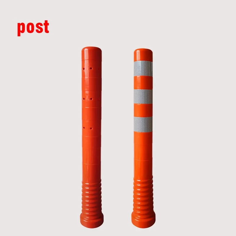 TZJT-005 High Quality TPU Materials Road Divider Extensible CE Road Separator Lane Divider With Warning Post