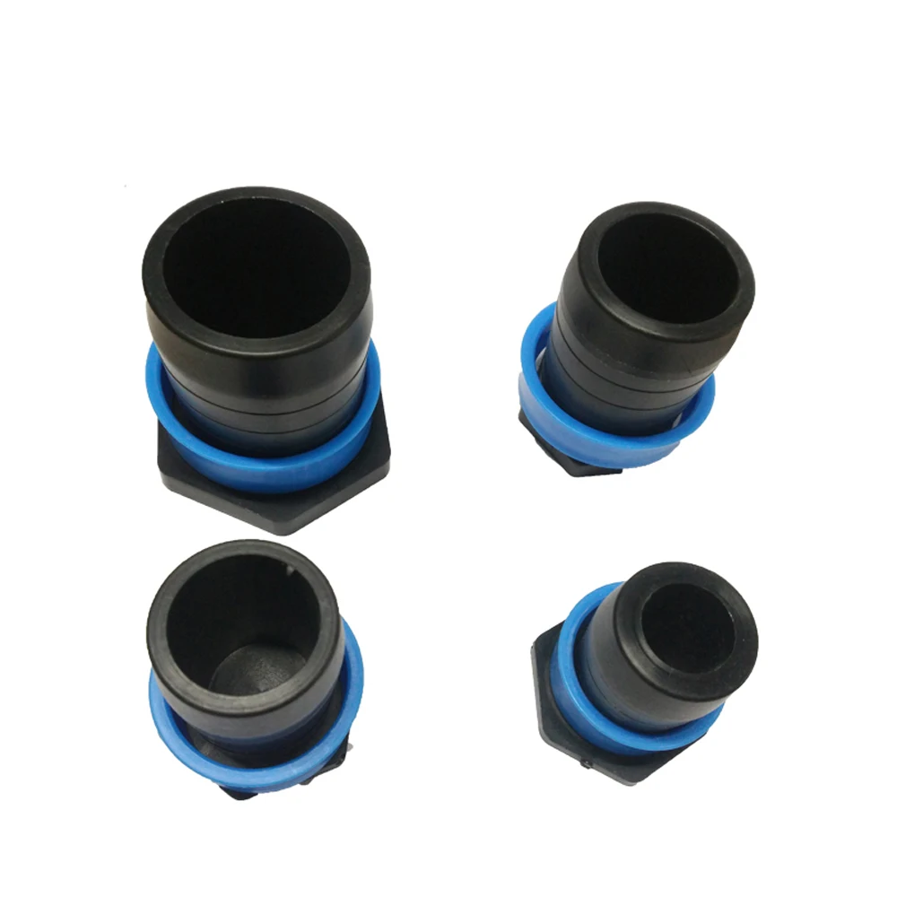Drip Blue Color Straight Lock Coupling Sprinkler Hose Connector Fitting Dn32*32