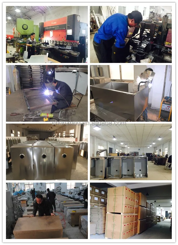 Stainless Steel Dog tub with electric liting base H-107