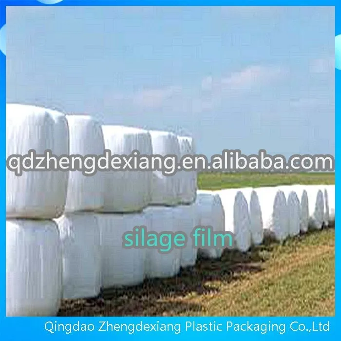 25 mic *500mm*1800m silage wrap film grass silage stretch wrap agricultural plastic film