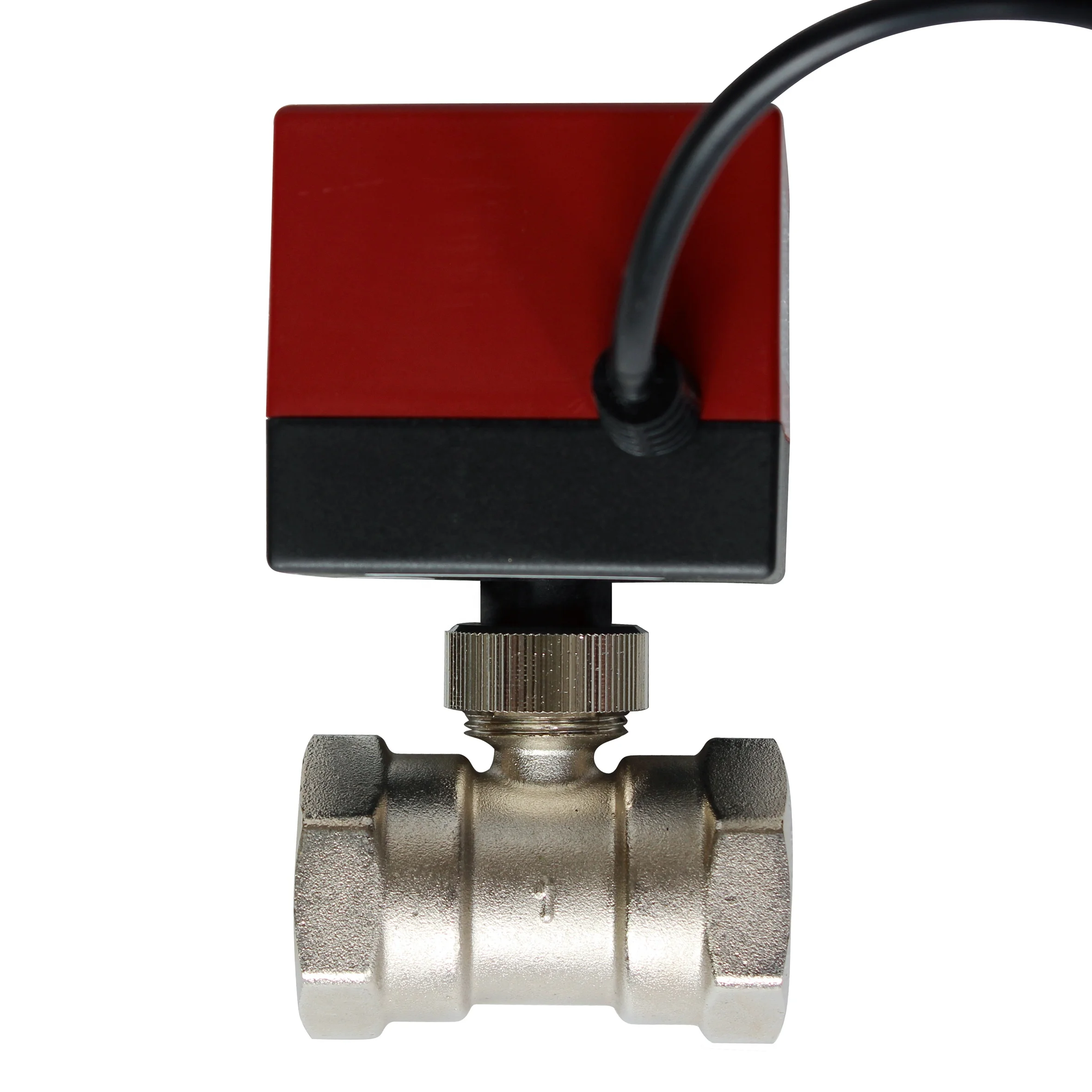 DQ2025 DN25 two way air conditioning HVAC electric actuator motorized ball valve
