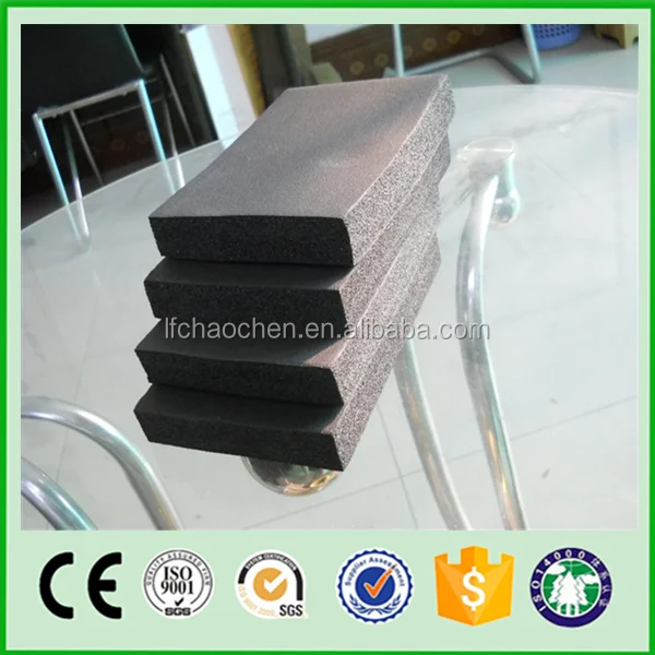 Thermal Insulation Rubber Foam In Roll Sound Vibration Absorption Nbr Rubber Foam