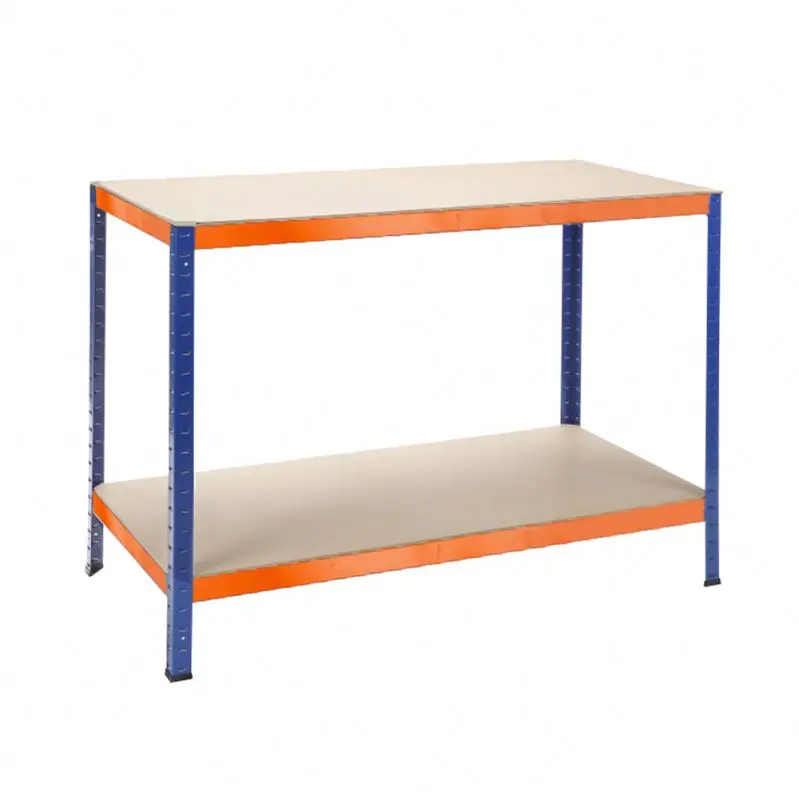 Tool Work Bench High-efficiency Steel Frame Heavy Duty Metal Cabinet 0.8-1.2mm 200kg/shelf Powder Coated CN;SHN Carton Packing