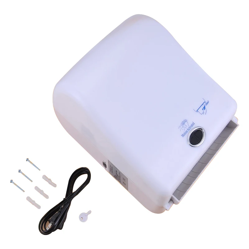 2023 hot selling   plastic wall mounted electrical automatic paper  dispenser sensor cut paper box for office  hotel school hosp