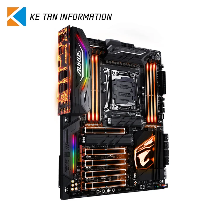 GIGABYTE X299 AORUS Gaming 9 Gaming Motherboard Intel X299 LGA 2066  motherboard for Desktop Motherboard in Used