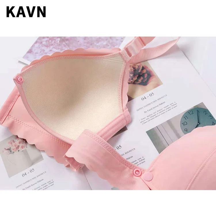 Wirefree Breastfeeding Maternity Bra Cotton Clothing Breastfeeding Bra for Pregnant Women Pregnancy Breast Big Size Sleep