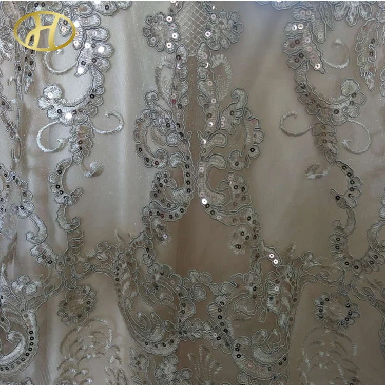 
Embroidered Restaurant Fancy Table Cloth 100% Polyester Champagne ASZPY025 Durable Knitted CN;ZHE Plain Plant Rds HL 