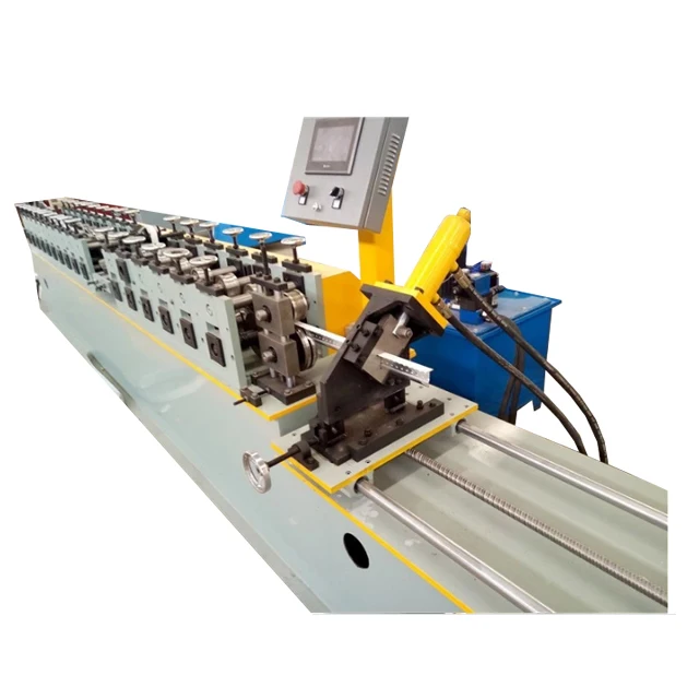 automatic main t cross tee wall angle ceiling grid making roll forming machine