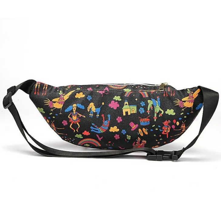 custom fanny packfanny logo bumbag crossbody bags elegant ladies Waist Bags Kids cartoon Sublimation ace big Fanny Pack