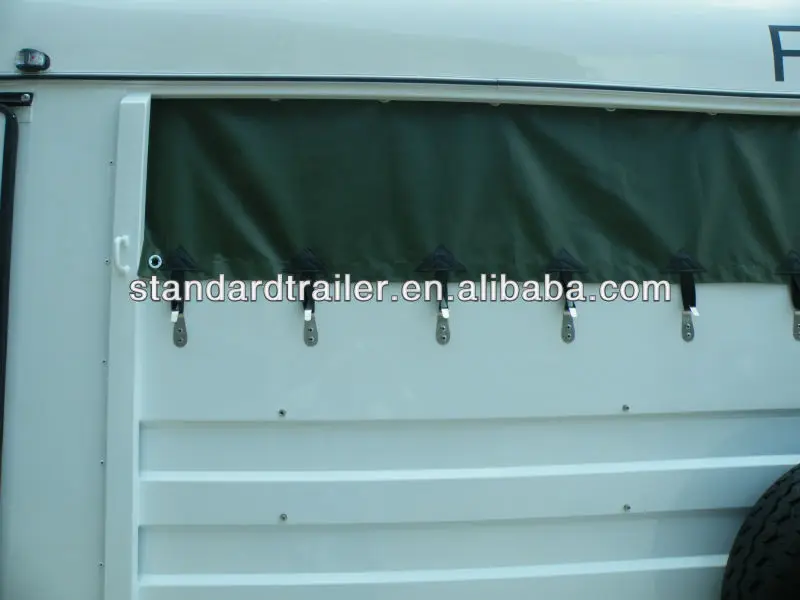 
Two horse straight load economic horse float 