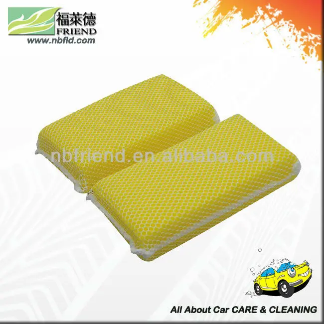 
Portable sponge with net 