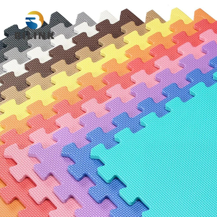 Bilink 60x60cm Non-slip Soft Waterproof Non-toxic interlocking EVA foam floor mat for kids play