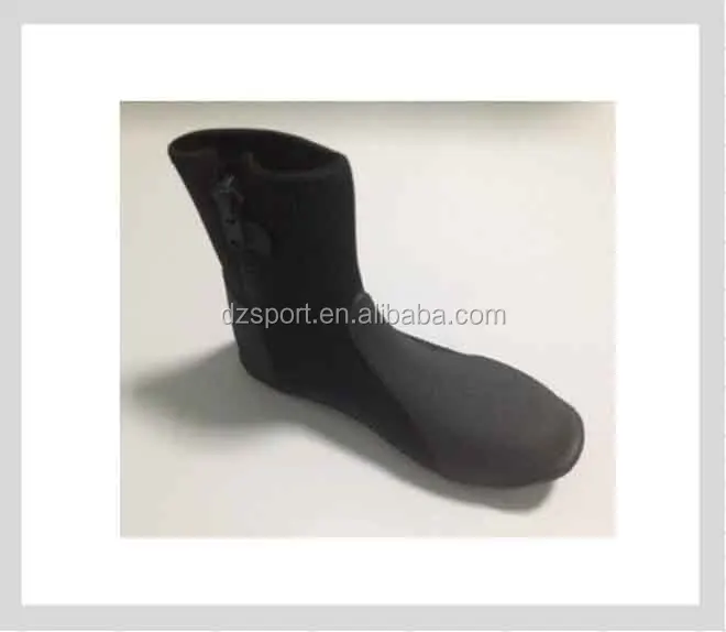 Professional Vulcanized Neoprene rubber boots Neoprene scuba diving boots