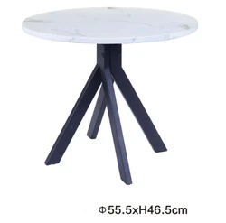 MDF tops coffee table and dining furniture plastic end table with iron feet