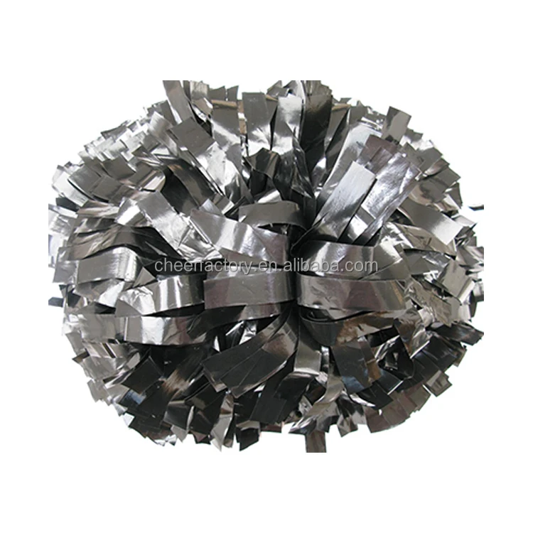 2019 wet look pom poms for cheerleading