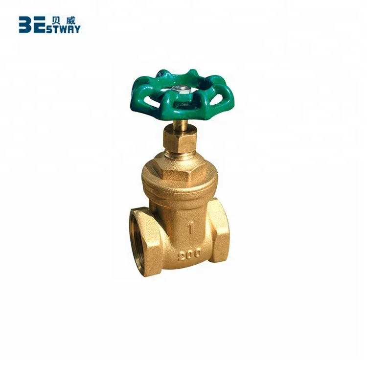 Кованый латунный затвор с резьбой BSP и ручкой из чугуна