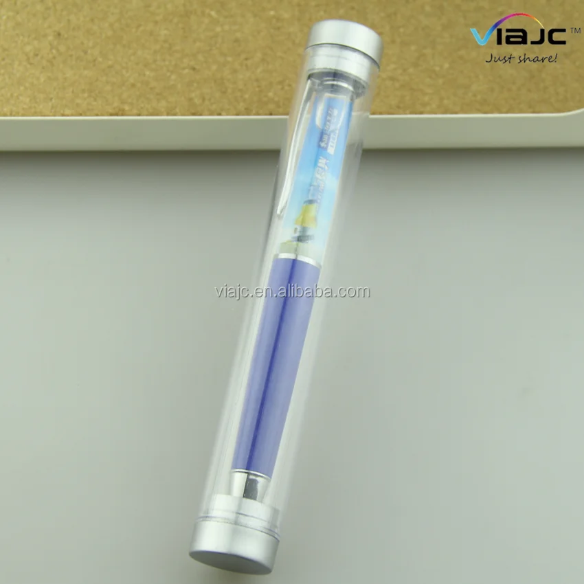 Custom Shape 3D floating Ballpoint Liquid pen