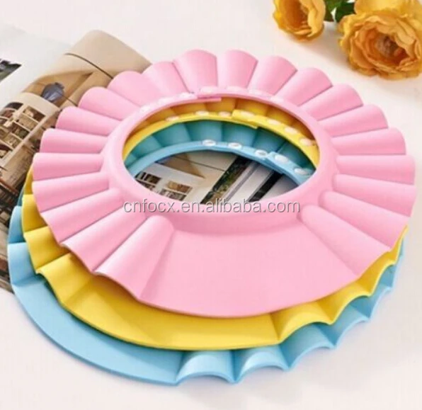 Baby Shower Cap / Kids Bathing Head Cap/ KIDS Shower Wash Hair Cover
