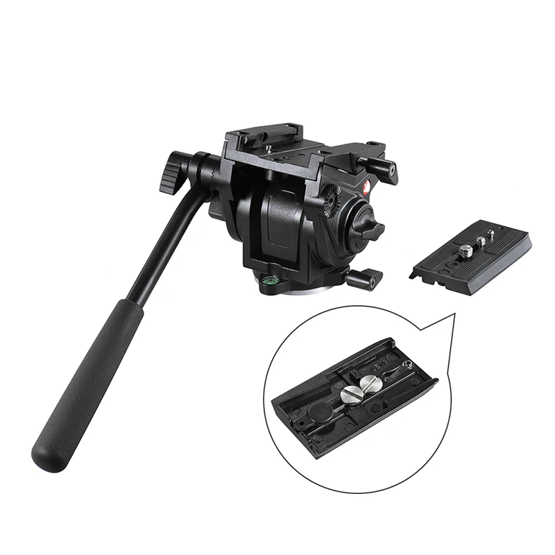 Kingjoy Heavy Duty Fluid Drag Head Pan Tilt Camera Heads For Canon 7D DSLR camera VT-3510