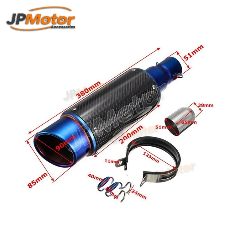 JPMotor китайская фабрика Титан гоночный мотоцикл глушитель выхлопной трубы