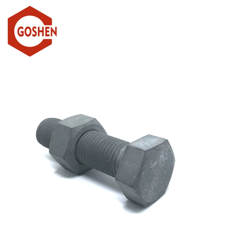 Fastener Hot dip galvanized grade 8.8 hex head bolts and nuts with Different types of Stainless steel Bolts and Nuts