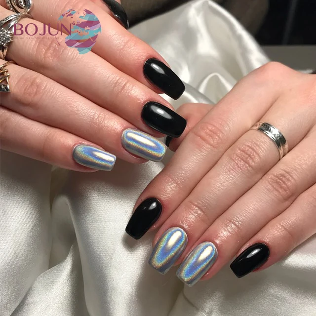 Летом ногтей порошок лазерной порошок спектры чутье Пигмент Цвет порошок зеркало ногтей хром голографический пигмент