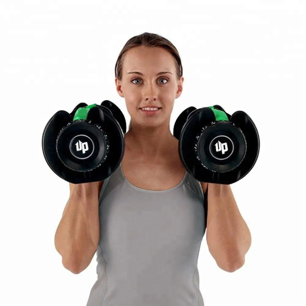 Made in  China  Fitness Exercises  Plate 10kg Weight  Dumbbell Set for Body building
