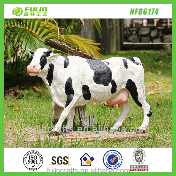 resin cow figurine