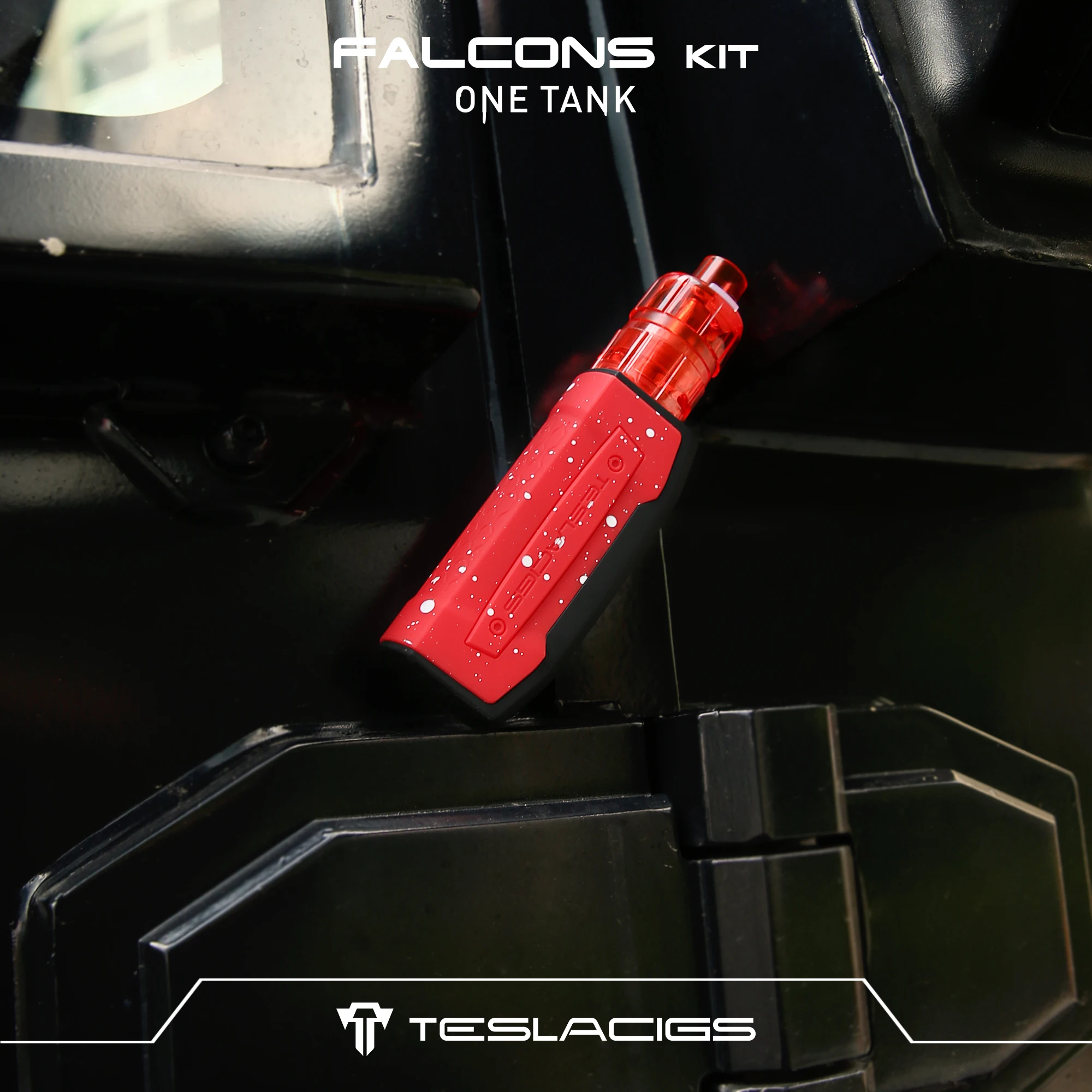 
2018 Teslacigs Newest Starter Kit Falcons One Tank 510 thread Small Box Mod 