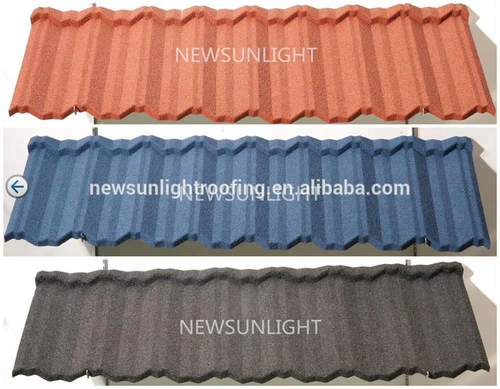 Cheap asphalt shingles/concrete color acrylic roof tile/ guangzhou new building material