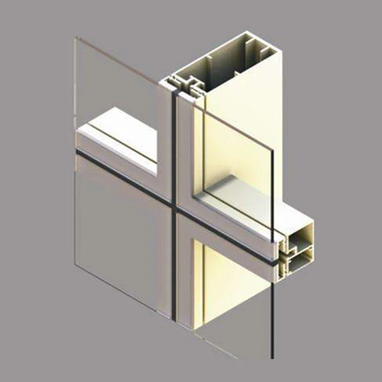 Curtains for the living room glass curtain wall design