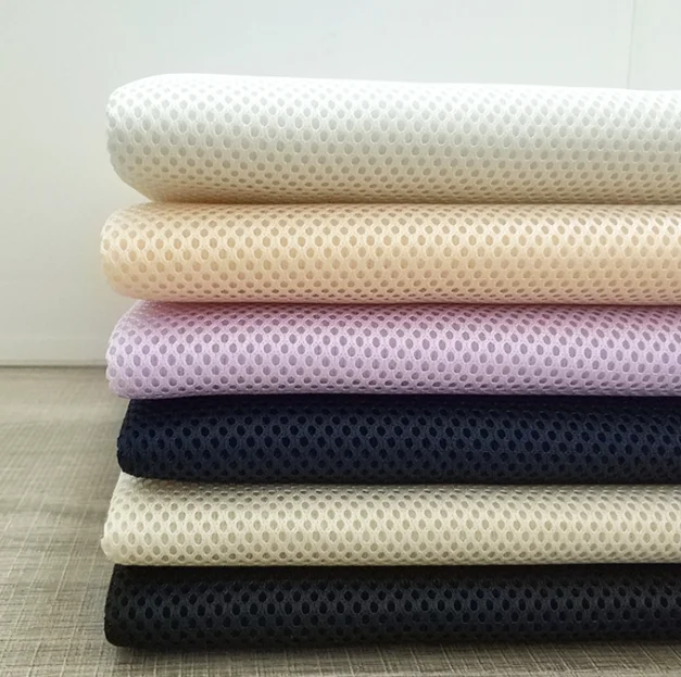 100% polyester sandwich foam mesh fabric for backpack