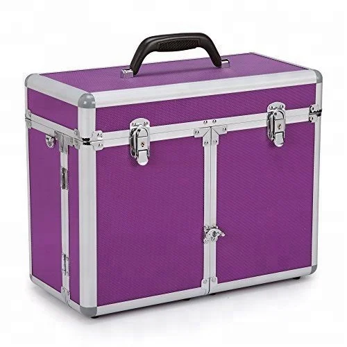 
Customized aluminum case with shoulder belt - Pet groomers tack box - aluminum grooming tool case-aluminum tool case 