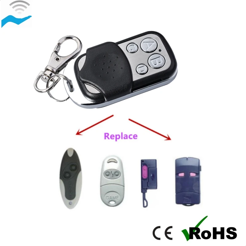 ABCD button rf Remote control for gates & doors Opener 433.92mhz remote duplicator