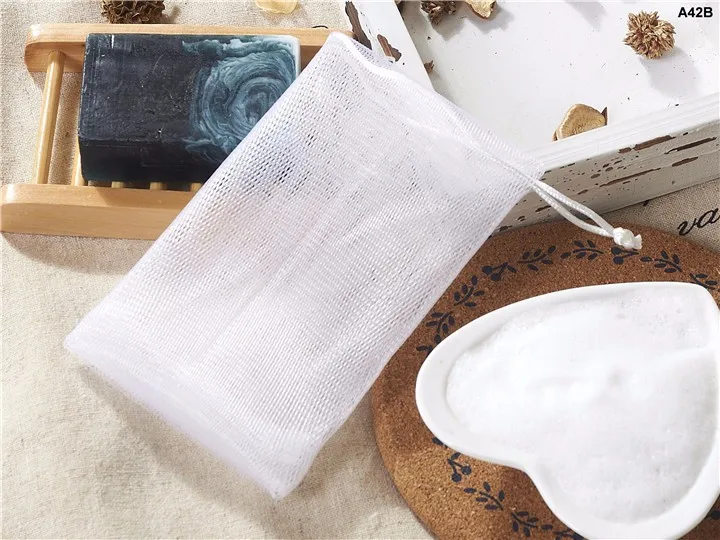
Foaming soap/facial cleanser PE net for facial cleansing& Body wash baby soap net A42 