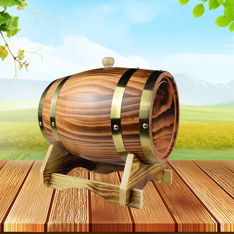 custom 5L whiskey beer wine tequila oak wooden barrel