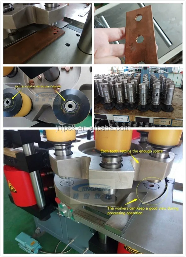 Three in One Copper Busbar Machines for Automatic Busbar Bending