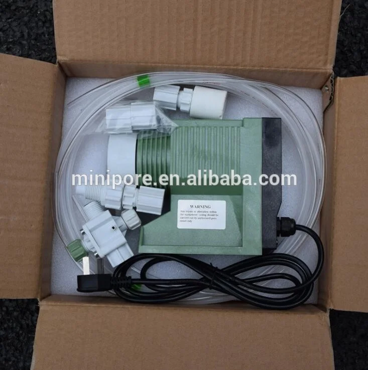 High quality of chemical liquid chlorine solenoid metering pump  3.6L/H flow, 6.8 Bar , Frequency 120N/m VAC