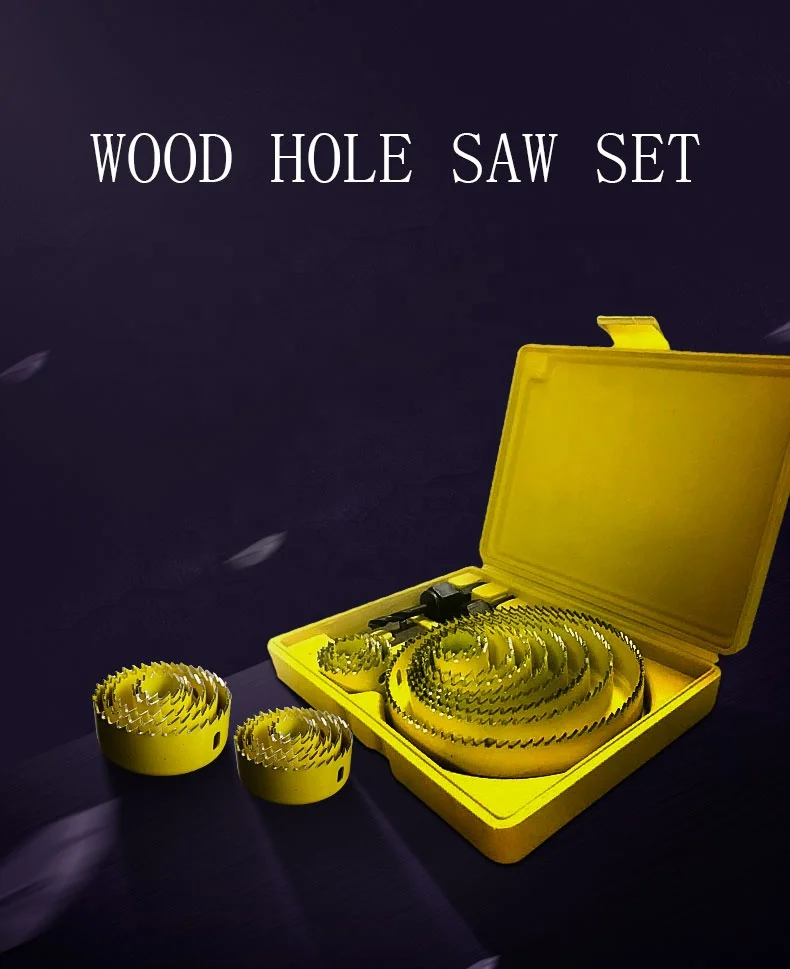 High Quality China Products Wood Cutting HSS M42 Bi-Metal Metal Hole Saw Set