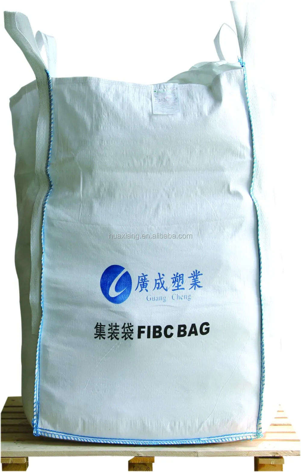 1 Ton Construction Bulk Bag Reusable PP Fibc Jumbo Bag Breathable Sand Ton Fibc Bag