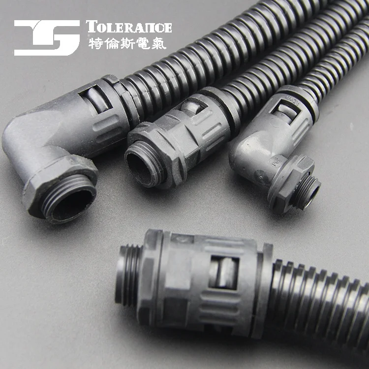 High Tensile Strength Decorative Flexible Wlectrical Wiring Conduit PVC Cable Conduit